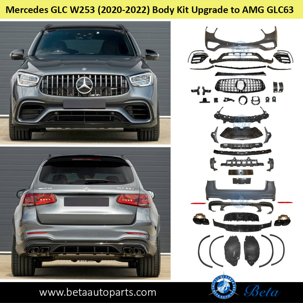 Mercedes GLC-Class W253 (2020-2022), Body Kit Upgrade to AMG GLC63, China Mercedes GLC-Class W253 (2020-2022), Body Kit Upgrade to AMG GLC63, China